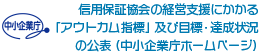 信用保証協会の経営支援にかかる「アウトカム指標」及び目標・達成状況の公表